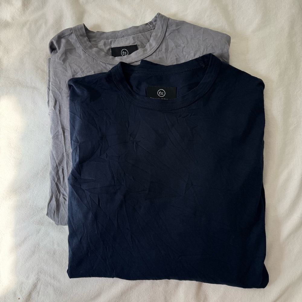 Bundle of 2 Foreign Rider Co long sleeve shirts
